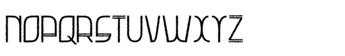 Anzuka Rough Font UPPERCASE