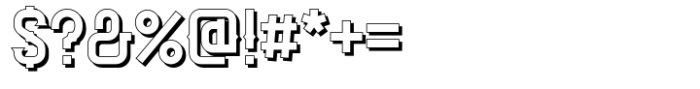Anzura Shadow Font OTHER CHARS