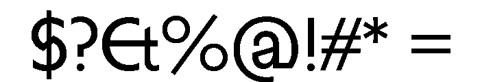 Anacharsis Regular Font OTHER CHARS