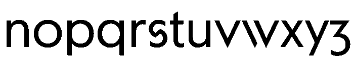 Anacharsis Regular Font LOWERCASE