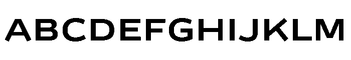 Analog Bold Font UPPERCASE