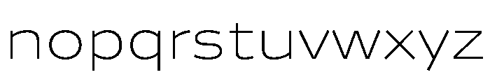 Analog Light Font LOWERCASE
