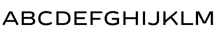 Analog Medium Font UPPERCASE