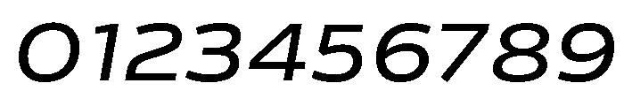 Analog MediumOblique Font OTHER CHARS