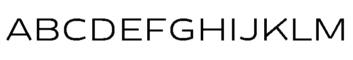 Analog Regular Font UPPERCASE