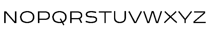 Analog Regular Font UPPERCASE