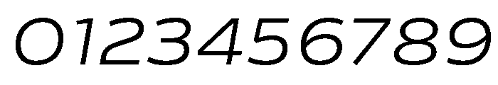 Analog RegularOblique Font OTHER CHARS
