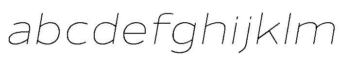 Analog ThinOblique FONT