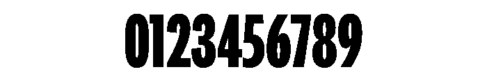 Analog X Condensed Black Font OTHER CHARS