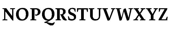 Andersen Bold Font UPPERCASE