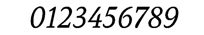 Andersen Italic Font OTHER CHARS