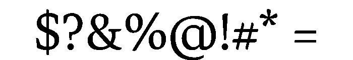 Andersen Regular Font OTHER CHARS