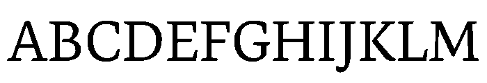 Andersen Regular Font UPPERCASE