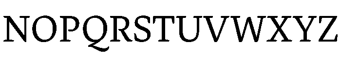 Andersen Regular Font UPPERCASE