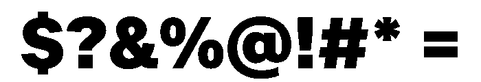 Andret Black Font OTHER CHARS