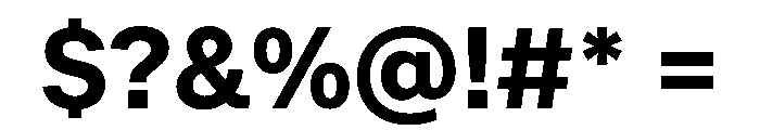 Andret Bold 8484a00b Font OTHER CHARS