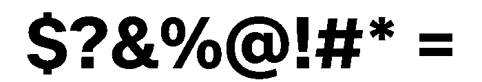 Andret Bold Font OTHER CHARS
