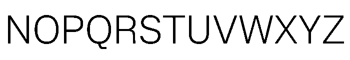 Andret Light Font UPPERCASE