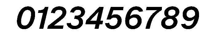 Andret MediumItalic Font OTHER CHARS