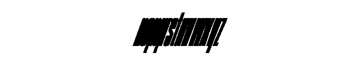 Angela BlackItalic 7432f00e Font LOWERCASE