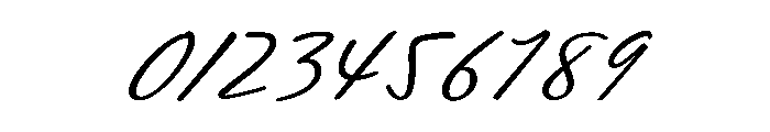 AngusHand Calligraphy Font OTHER CHARS