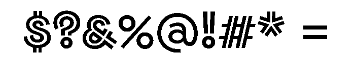 AnomaliaMLv2AAA Hollow Font OTHER CHARS