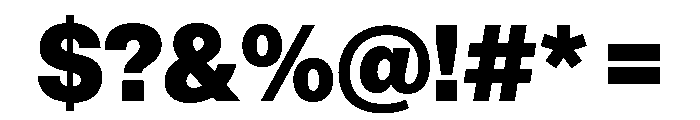 AnonGrotesk Black Font OTHER CHARS