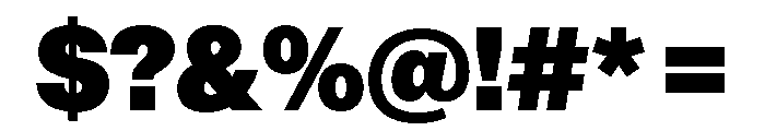 AnonGrotesk ExtraBlack Font OTHER CHARS