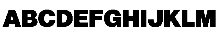 AnonGrotesk ExtraBlack Font UPPERCASE