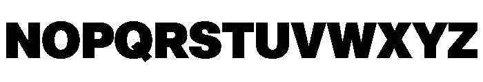 AnonGrotesk ExtraBlack Font UPPERCASE