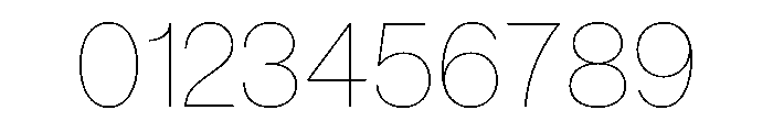 AnonGrotesk ExtraThin Font OTHER CHARS