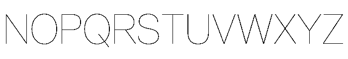 AnonGrotesk ExtraThin Font UPPERCASE