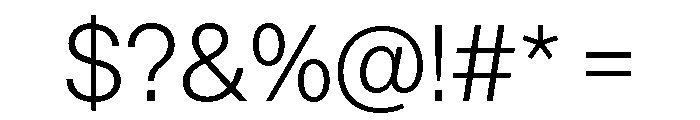 AnonGrotesk Light Font OTHER CHARS