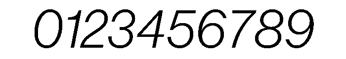 AnonGrotesk LightIt Font OTHER CHARS