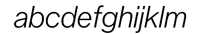 AnonGrotesk LightIt FONT