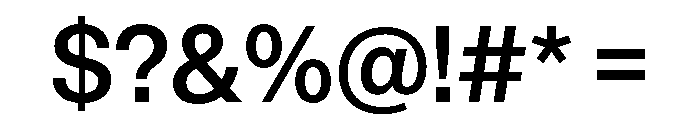 AnonGrotesk Medium Font OTHER CHARS