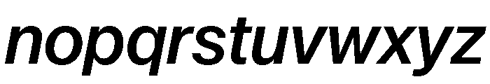 AnonGrotesk MediumIt Font LOWERCASE