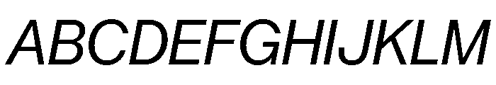 AnonGrotesk RegularIt Font UPPERCASE