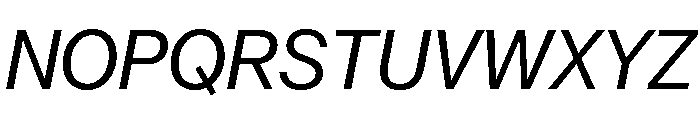 AnonGrotesk RegularIt Font UPPERCASE
