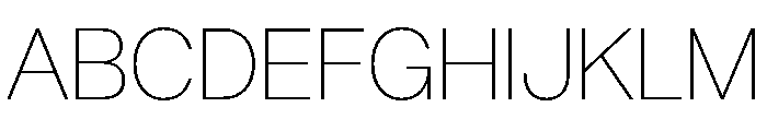 AnonGrotesk Thin Font UPPERCASE