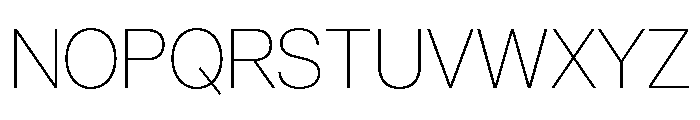 AnonGrotesk Thin Font UPPERCASE