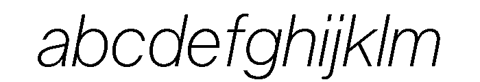 AnonGrotesk UltraLightIt FONT