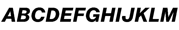 AnonGroteskText BoldIt Font UPPERCASE
