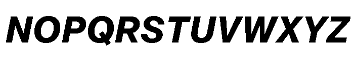 AnonGroteskText BoldIt Font UPPERCASE