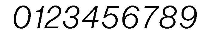 AnonGroteskText LightIt Font OTHER CHARS