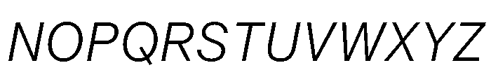 AnonGroteskText LightIt Font UPPERCASE
