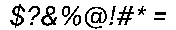 AnonGroteskText RegularDarkIt Font OTHER CHARS