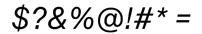 AnonGroteskText RegularIt Font OTHER CHARS