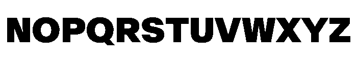 AntarcticaVAR Black Instance Font UPPERCASE