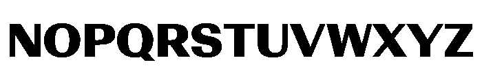AntarcticaVAR BlackContrast Instance Font UPPERCASE